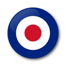 MOD RAF roundel Gel Wheel Centre Badge