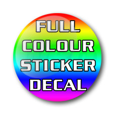 Full Colour Custom Design Wheel Centre Badge Sticker Decal