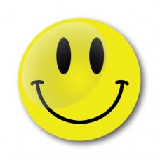 Smiley Gel Wheel Centre Badge