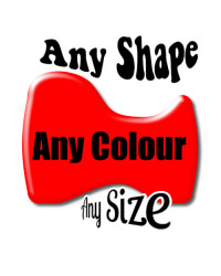 Custom Design Gel single Colour  Contour cut Badge