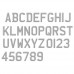 Custom Aftermarket Luxurious Gel Number Plate Font