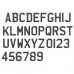 Custom Aftermarket Luxurious Gel Number Plate Font