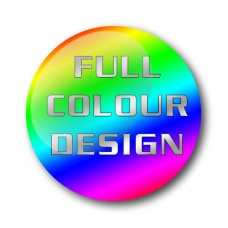 Full Colour Custom Design Gel Wheel Centre Badge