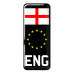 3D Domed Gel Resin GB ENG SCOTLAND WALES CYMRU Number Plate Sticker Decal Badge with Flag EU Euro Stars Wholesale