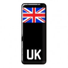 3D Domed Gel Resin UK GB ENG SCOTLAND WALES CYMRU Number Plate Sticker Decal Badge with Flag