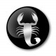 Scorpio Star Sign Zodiac Gel Wheel Centre Cap Badge