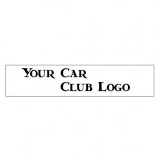 Car Club Showplates with you club logo