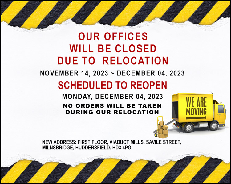 We are moving premises, re-opening December 4th
